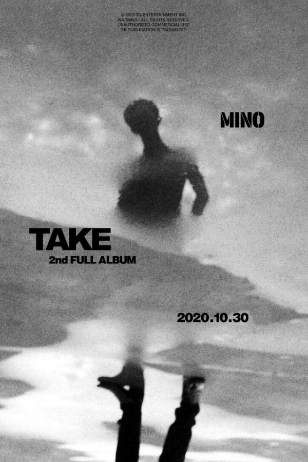 사진= MINO 2nd FULL ALBUM 'TAKE' RELEASE POSTER / YG 공식 SNS