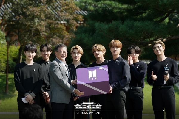 [사진 제공 = 청와대 공식 인스타그램]