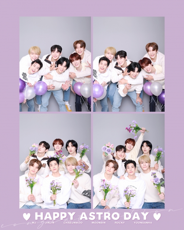 아스트로 셀프 포토 공식 사진 / 사진 출처_@fantagiomusic_