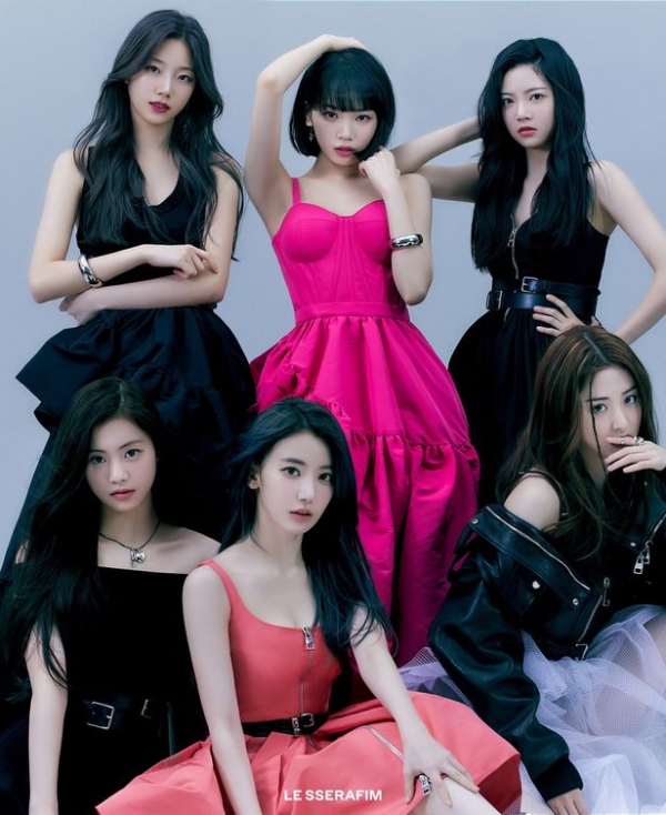 가수 르세라핌, 사진제공 쏘스뮤직